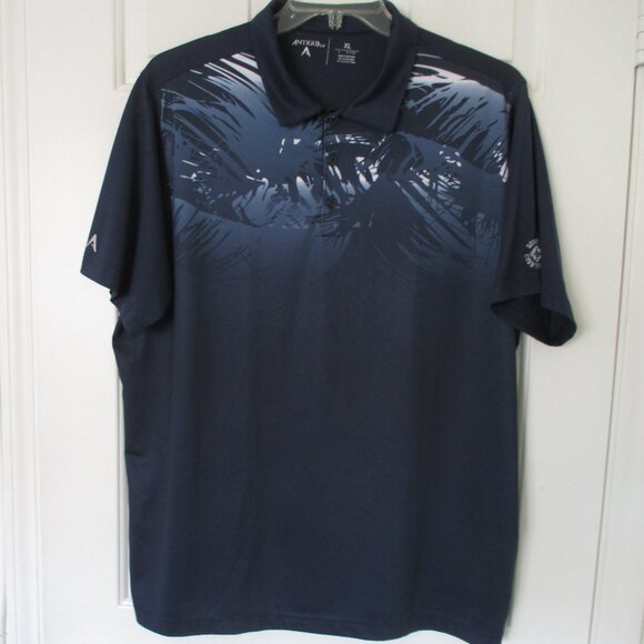 Antigua Mens S/S "Sunrise Country Club" (CA) Blue Golf Polo Shirt NWOT - Size XL - Picture 3 of 3